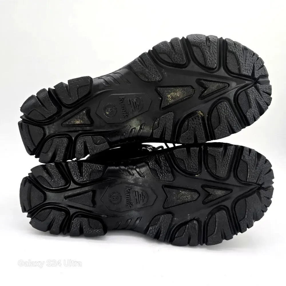 Kamik Industrial Safety Insulated Winter Boots ANSI Waterproof Black Suede Men 8
